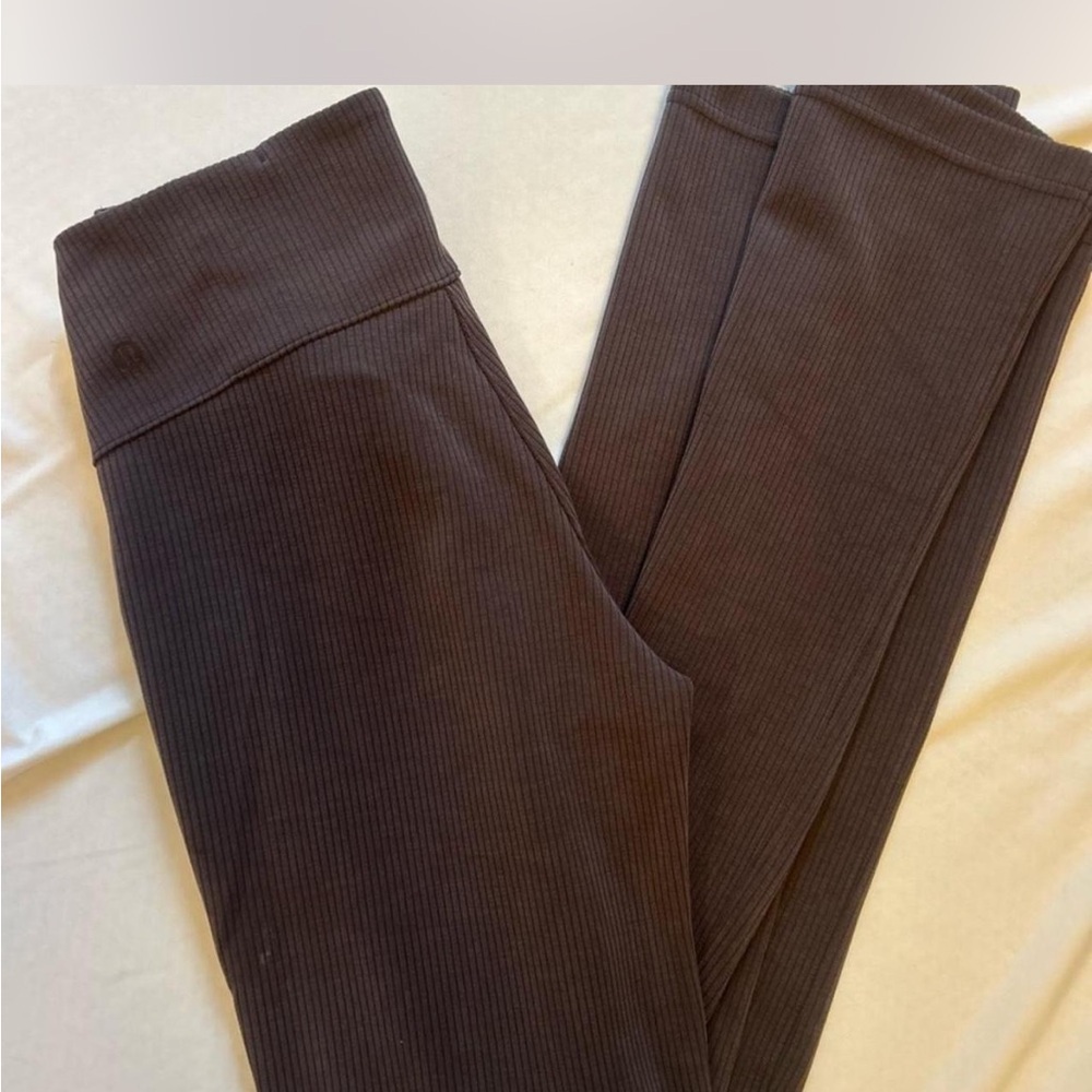 lululemon athletica Brown Ribbed Pants